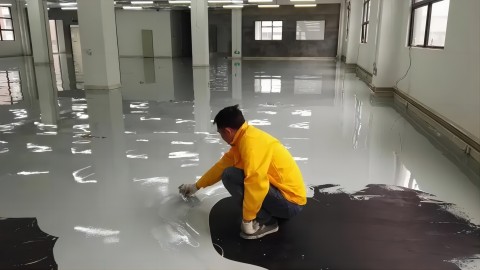 沙洋防腐防静电地坪,防腐防静电自流平地坪